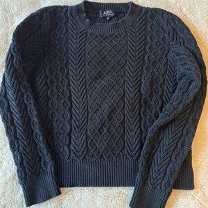 A.P.C. Knit sweater - deep navy - M